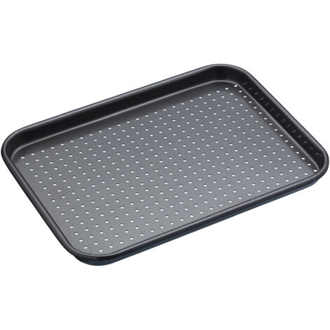 masterclass KitchenCraft Backblech mit Löchern de Carbon Steel Non-Stick BPA Free dede 24 x 18 cm