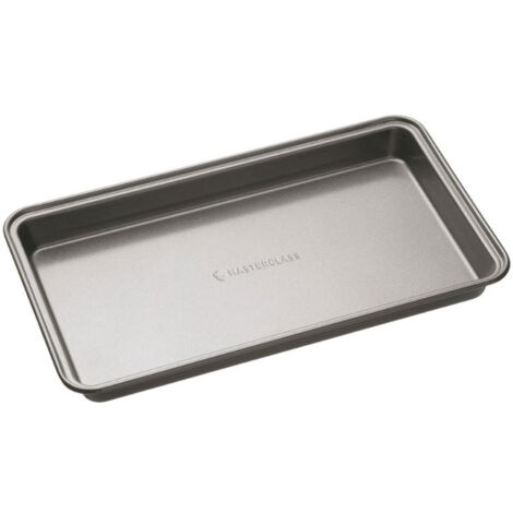 masterclass KitchenCraft Brownie Tablett 1mm Carbon Stahl Antihaft BPA frei de 34 x 20 cm