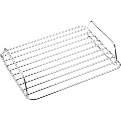 masterclass KitchenCraft Grille de four réversible of Stainless Steel 32 x 23.5 cm