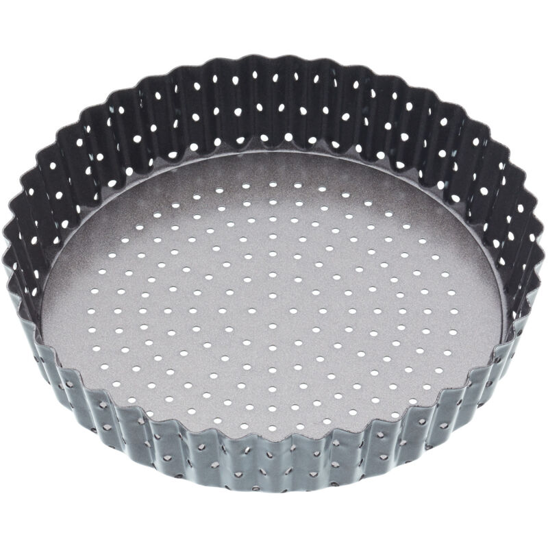Kitchencraft Quicheform Mit Löchern Doppellagig Antihaft Bpa Frei Dedede Carbon Stahl 18 Cm - Masterclass