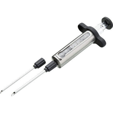 masterclass Master Class Injector de Flavours mit 2 Nadeln, Edelstahl, Silber, 30x16,5x4,2 cm
