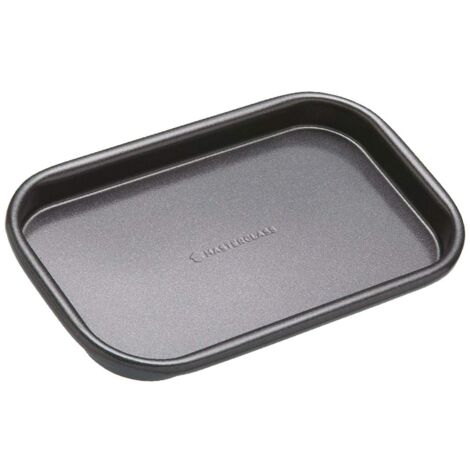 MASTERCLASS Master Class Piccola teglia da forno antiaderente, acciaio al carbonio, grigio, 16,5 x 10 cm (6,5 x 4 pollici)