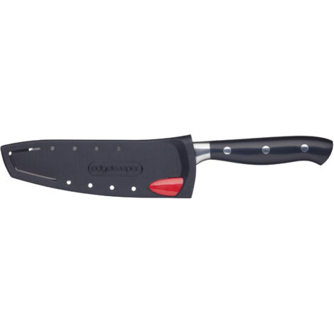 MasterClass MCEKTRSANT5 Santoku EdgeKeeper - Messerschärfer de (Edelstahl), Farbe schwarz, Edelstahl, schwarz, 12 cm - 5"