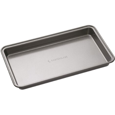 masterclassKitchenCraft Vassoio per brownie 1 mm in acciaio al carbonio antiaderente BPA Free de 34 x 20 cm