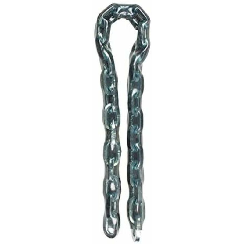 Master Lock - 8021EURD Cadena de acero endurecido, Plateado, 2 m