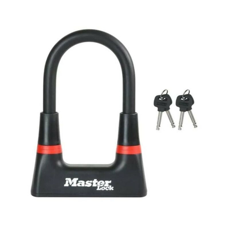 Antivol en u Master Lock Mini u - Acier cémenté - Protection contre crochetage - Vélo loisir
