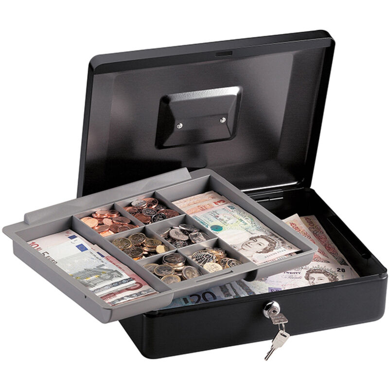 Master Lock Medium Cash Box with Keyed Lock MLKCB12ML