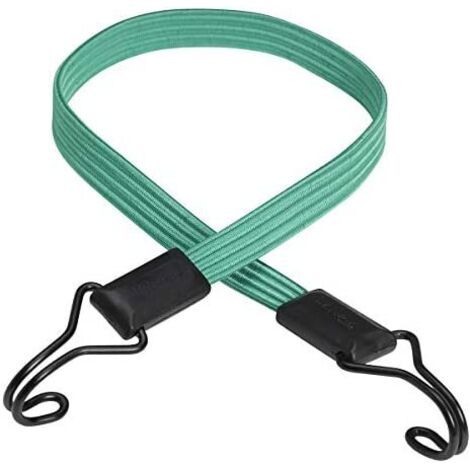 MasterLock Flat Bungee 80cm Doble Gancho Verde
