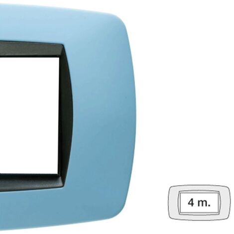Masterplatte Modo 4 Plätze hellblau soft 39TC724