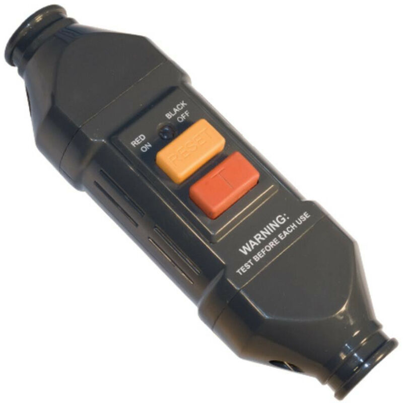Outdoor Power Black Inline Safety rcd - n/a - Masterplug