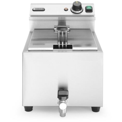 Masterpro 230 V 3,5 kW 8 l Fritteuse mit Wasserhahn – Hendi 209202