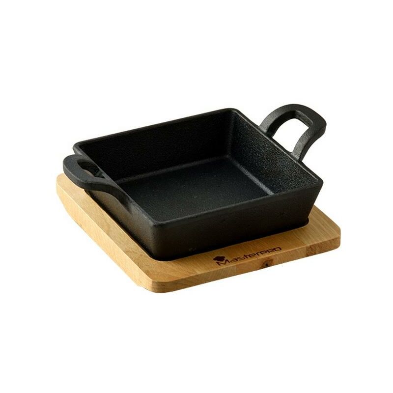 

Bandeja Para Horno Masterpro Negro Hierro Fundido (12,6 X 18,5 X 3,6 Cm)