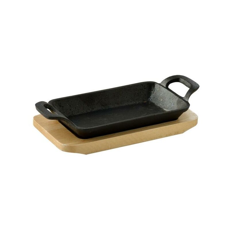 

LTD - Bandeja Para Horno Masterpro Negro Hierro Fundido (17 X 10 X 2,5 Cm)