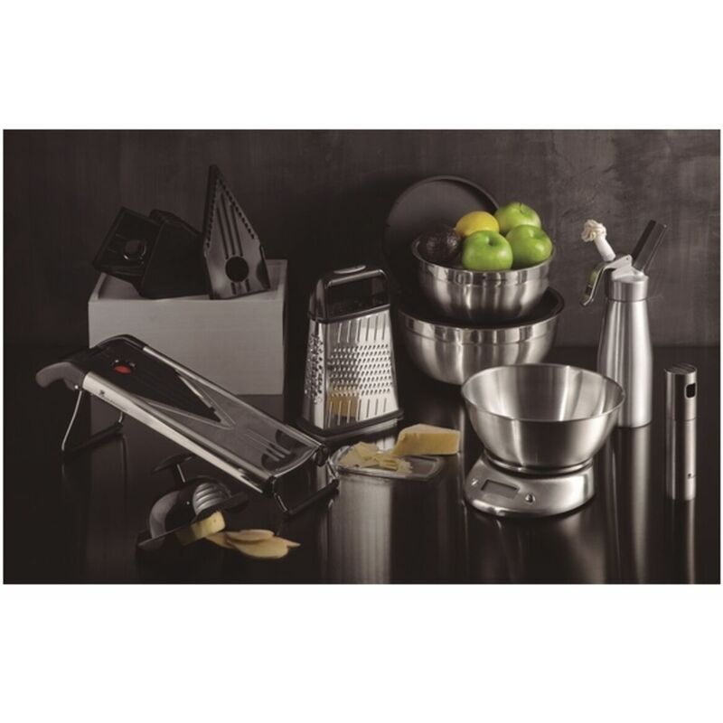 

Rallador Multiusos Masterpro Cortador Acero Inoxidable Plateado (30,5 X 6,5 Cm)