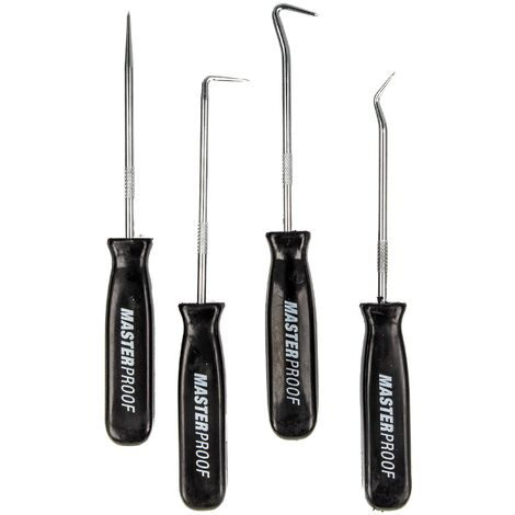 MASTERPROOF PROFESSIONAL Hakensatz - Nadelsatz Mini 4-teilig, 135 mm