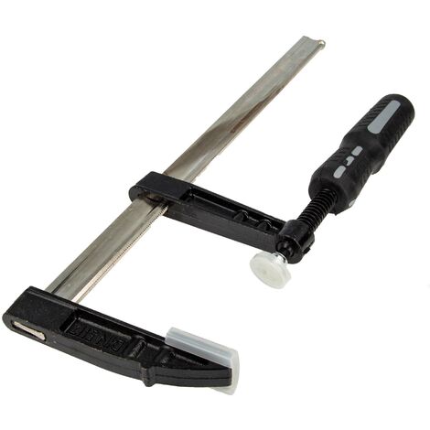 MASTERPROOF PROFESSIONAL Profi Schraubzwinge 80 mm x 300 mm, Temperguss, DIN 5117