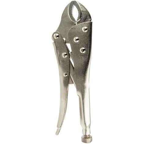 MASTERPROOF PROFESSIONAL Universal Gripzange Feststellzange 225 mm, Einhandbedienung, vernickelt