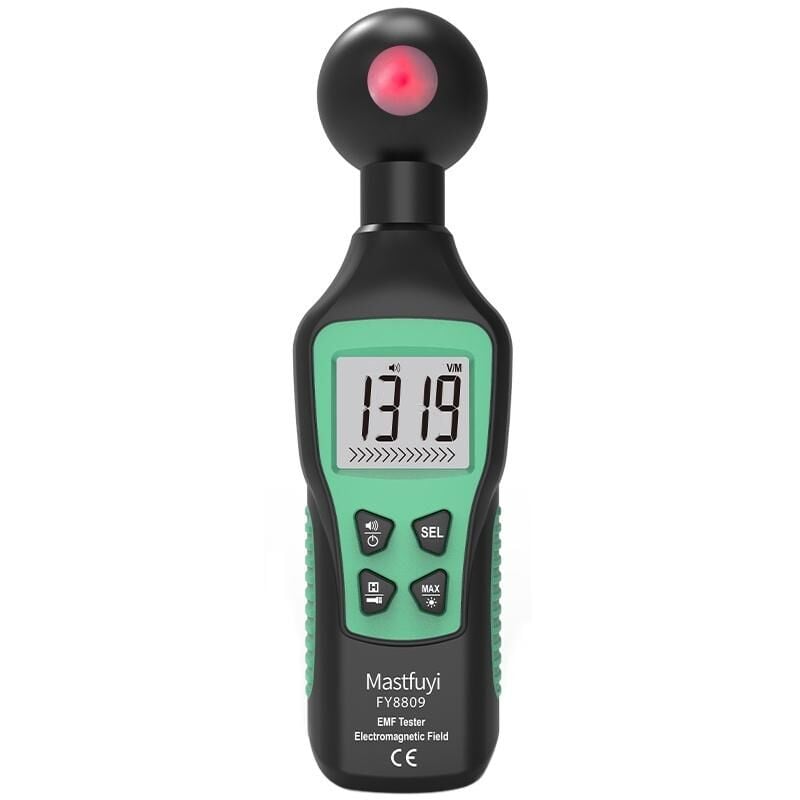 Durficst - Mastfuyi FY8809 emf Meter Testeur de champ électromagnétique numérique Détecteur de rayonnement de champ électrique portatif avec lampe de