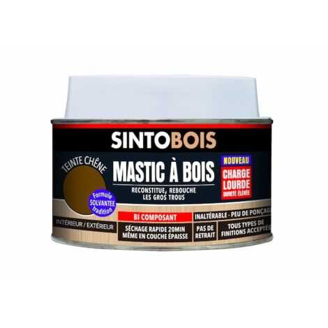 Mastic à bois SINTOBOIS DUR - 1.04 kg - chêne - SINTO