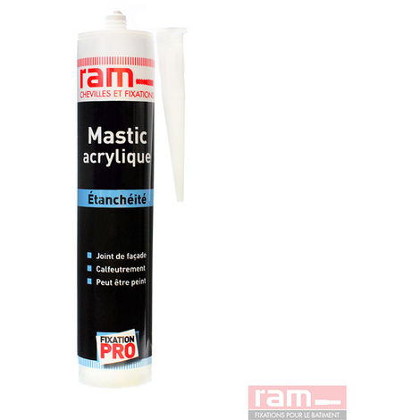 Mastic acrylique blanc 300 ml
