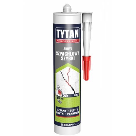 Mastic acrylique léger et rapide titane professionnel 280 ml blanc - SIL akrl SZP