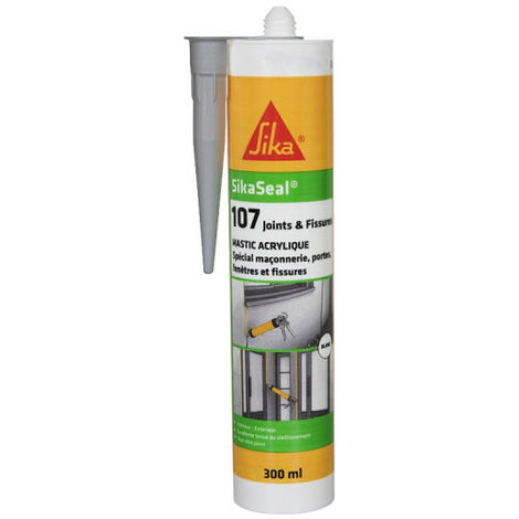 Mastic Acrylique Sika Sikaseal-188 Finition Intérieure Gris, Neuf