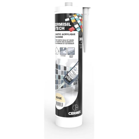 Mastic Acrylique Silicone Ceremisil I-tech 300 Ml Cermix