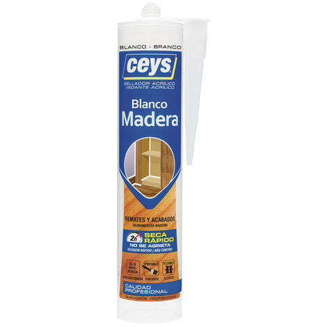 MASTIC BLANC POUR BOIS - 280 ML