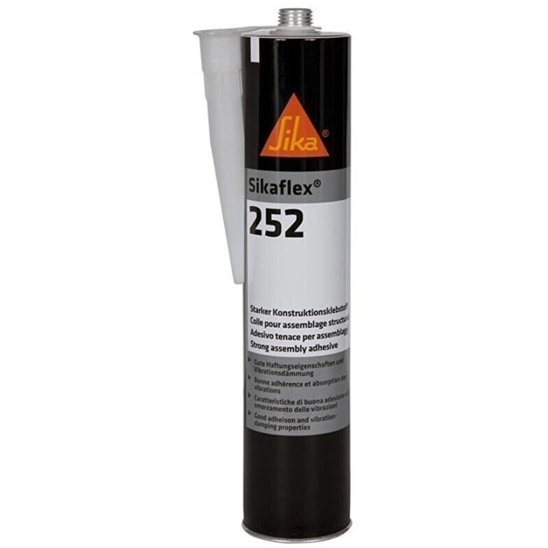 Sika - Mastic flex 252 blanc - Collage ultra-résistant (300 ml)