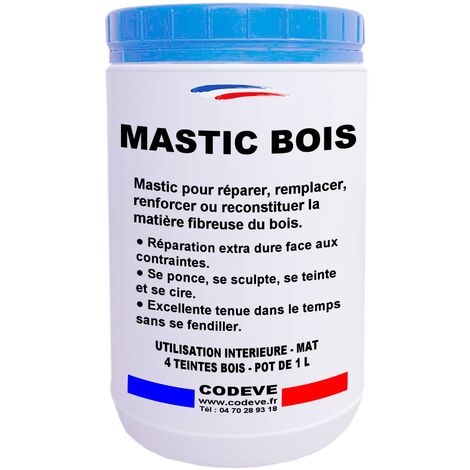 MASTIC À BOIS - 200g mastic + 10g durcisseur - Les anciens ébénistes