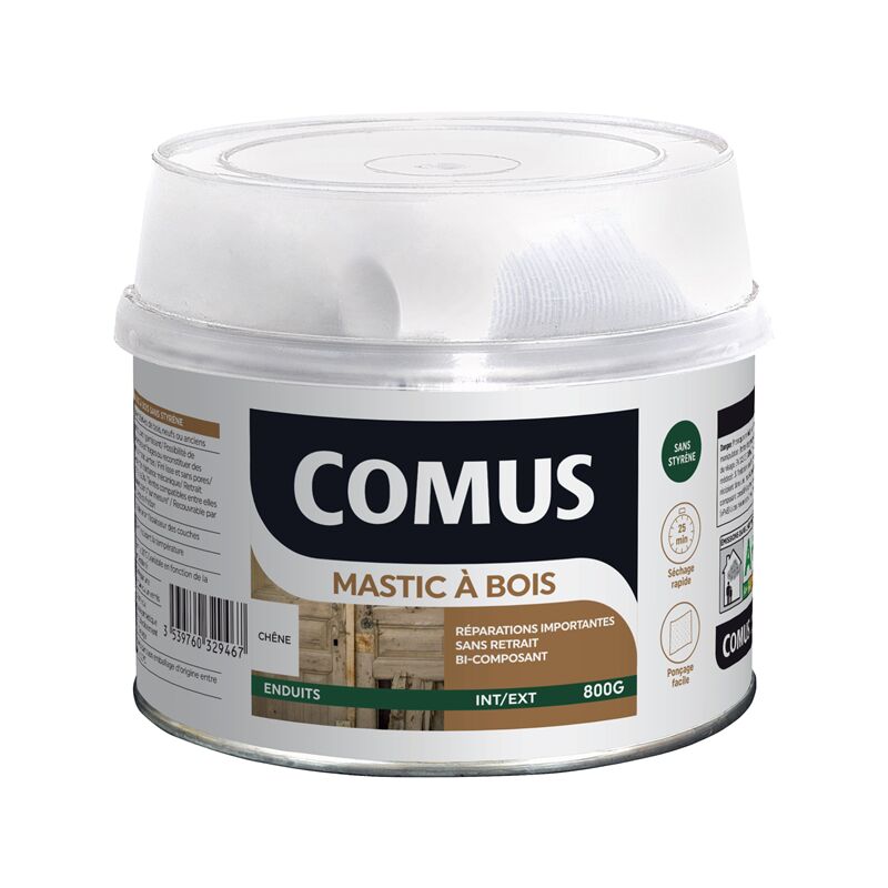 Mastic bois (b+d) chene 800 gr Comus