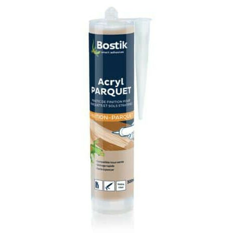 Cartouche de joint acrylique Acryl Parquet Bostik 300ML - Plusieurs modèles disponibles