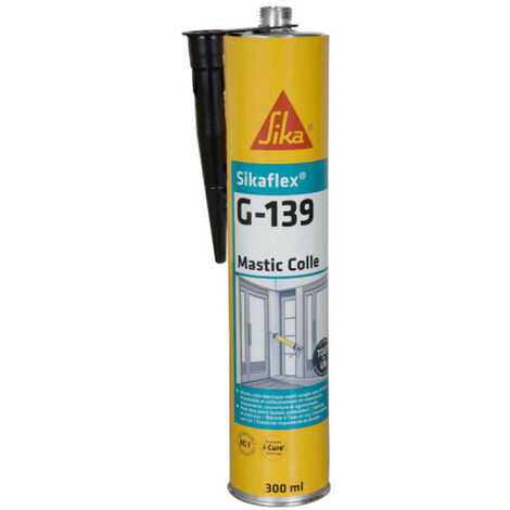 Mastic-colle à prise rapide SIKA Sikaflex G 139 - Noir - 300ml