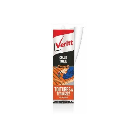 MASTIC COLLE ELASTO TOITURE 280ML VERITT CARTOUCHE 0700009N212466