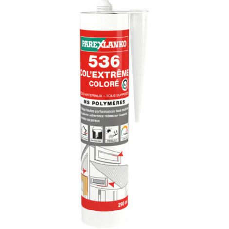 Mastic colle PAREXLANKO 536 Col'Extrême - Blanc - 290 mL - L536BLANC290
