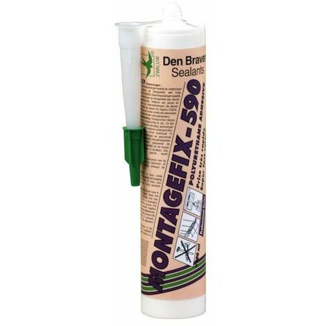 Mastic colle polyurethane montagefix 590 cartouche 300 ml beige