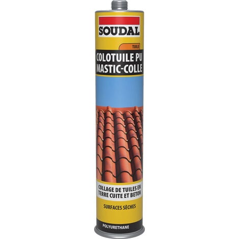 Mastic-colle PU rouge terre cuite - COLOTUILE 300ml