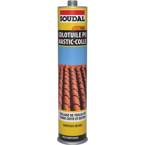 SOUDAL Mastic-colle PU rouge terre cuite - COLOTUILE 300ml