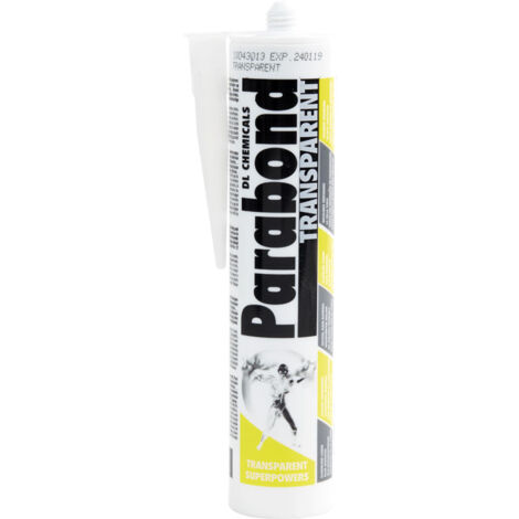 Mastic colle transparent 290 ml – MS Polymère pour collage et jointoiement – Adhérence sur supports humides – Finition discrète – DL - 0400004T692463