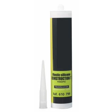 Mastics silicone neutre Makemo Bâtiment PL cartouche 300 ml