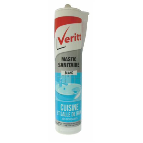 MASTIC CUISINE BAIN BLANC 280ML VERITT CARTOUCHE 061001