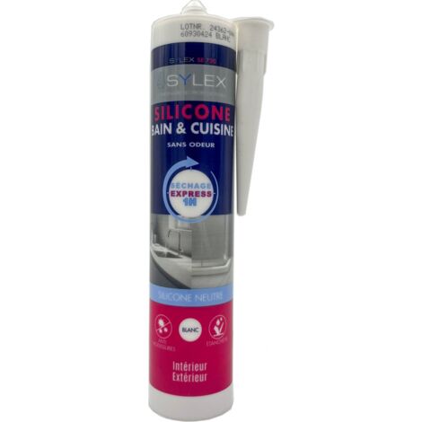 Mastic cuisine et salle de bain séchage express SE 720 280ml  Couleur: BLANC
