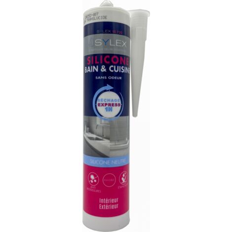 Mastic cuisine et salle de bain séchage express SE 720 280ml  Couleur: TRANSLUCIDE