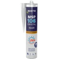 Mastic de collage et d'étanchéité transparent MSP106 BOSTIK- plusieurs modèles disponibles