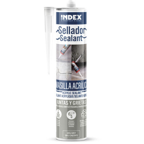 Mastic de sellado a base de acrílico 280 ml (Gris)