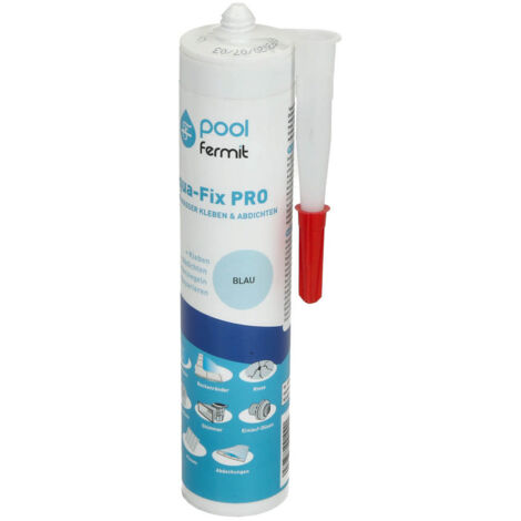 Mastic et colle pour piscine Aqua Fix Pro Bleu
