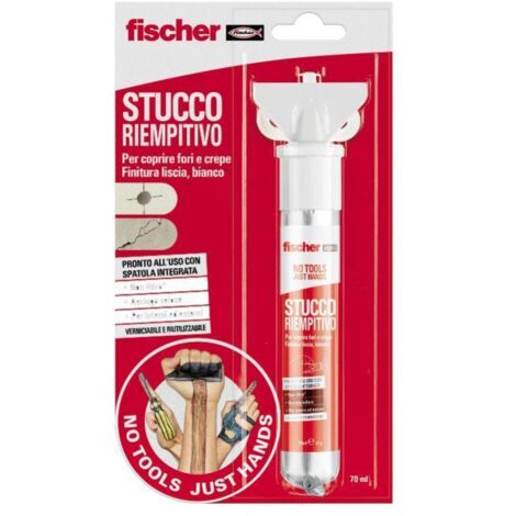 Mastic fischer w040300001 - couleur blanc à peindre