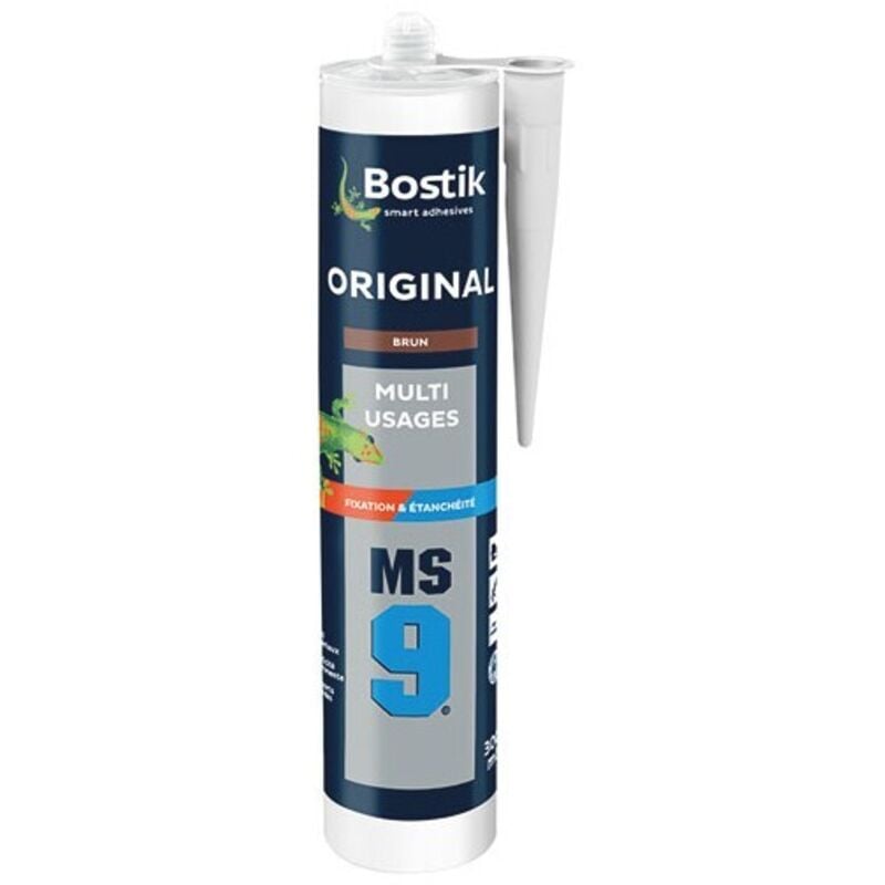 Bostik - Mastic fixation MS9 original 310ml brun