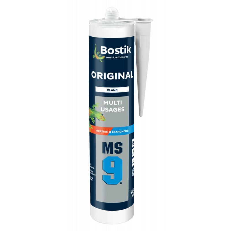 Mastic hybride Bostik ms9 original - Blanc 290 ml - Blanc