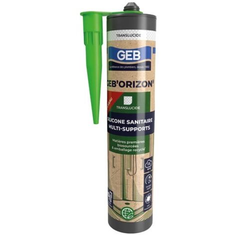 Mastic Geb'orizon Silicone Sanitaire Sanitaire 310 Ml - Geb